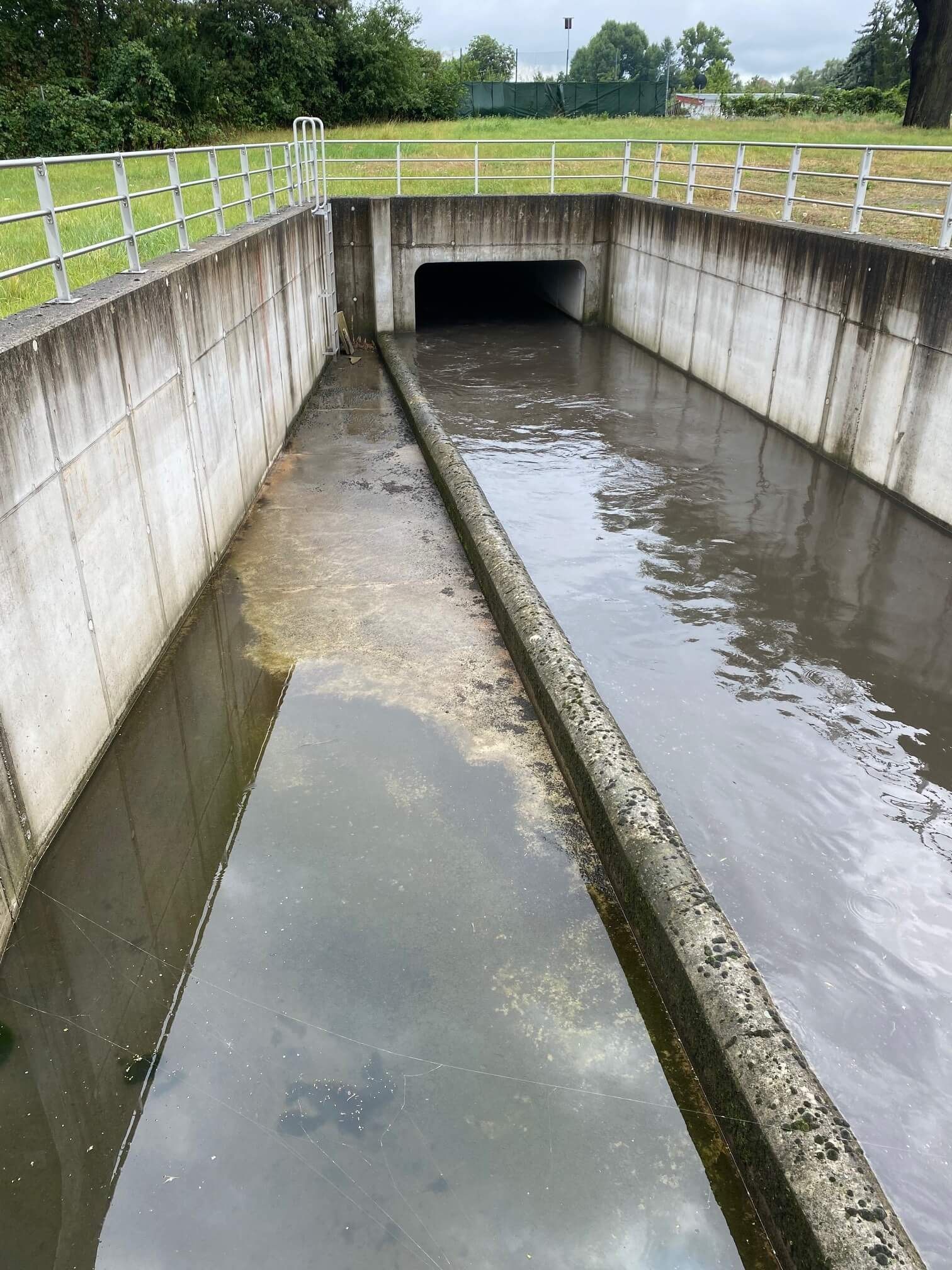 Anlage Regenwasserrückhaltung